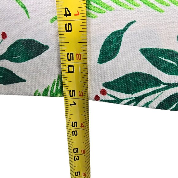 Leaf Pattern Table Runner Nature Foliage Garden Summer Spring Bohemian Plants - Picture 4 of 8